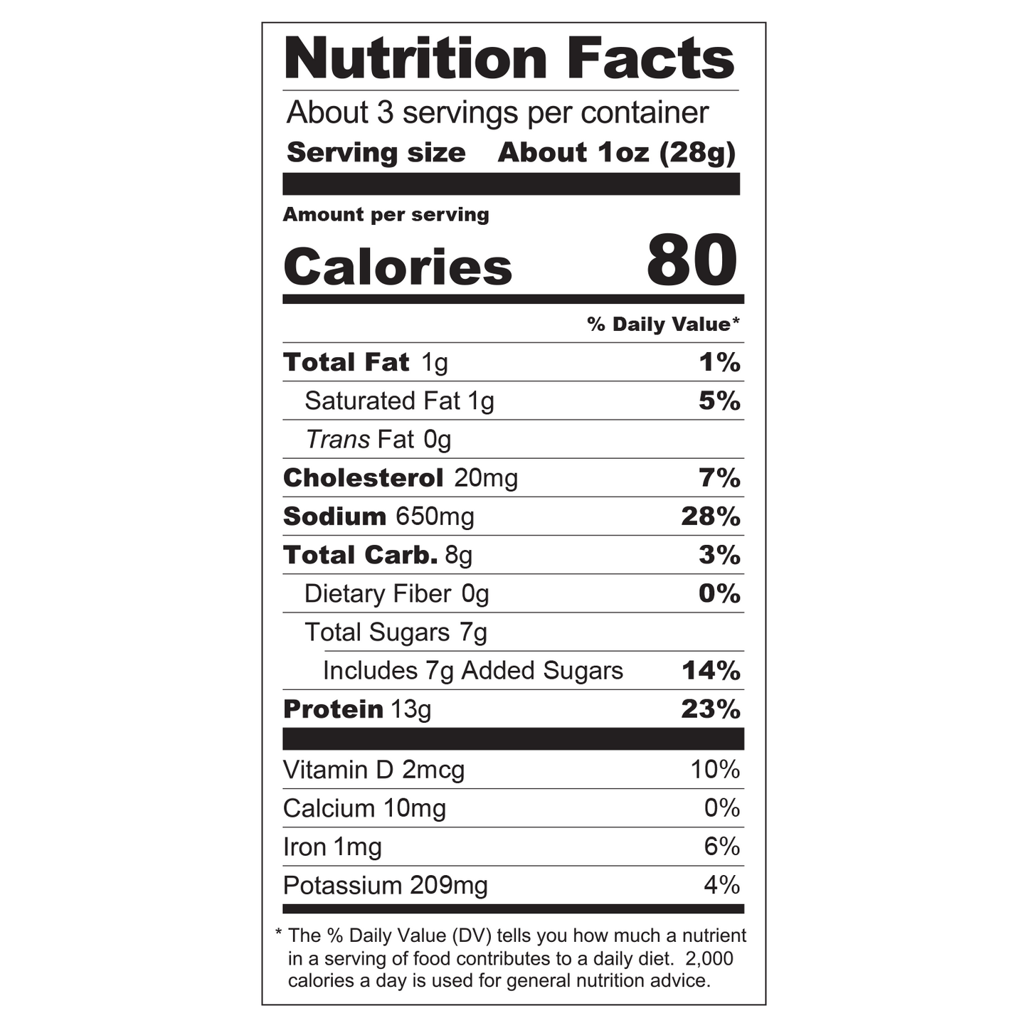 Chumlee's Awesome Beef Jerky, Jalapeno Garlic, 3 oz Bag