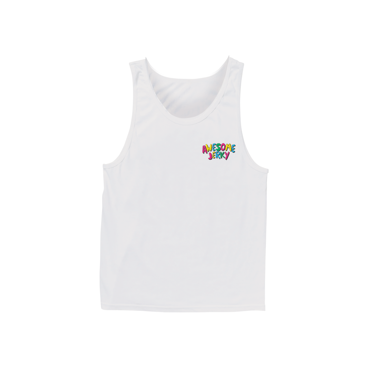Chumlee's Awesome Jerky Tank Top, White