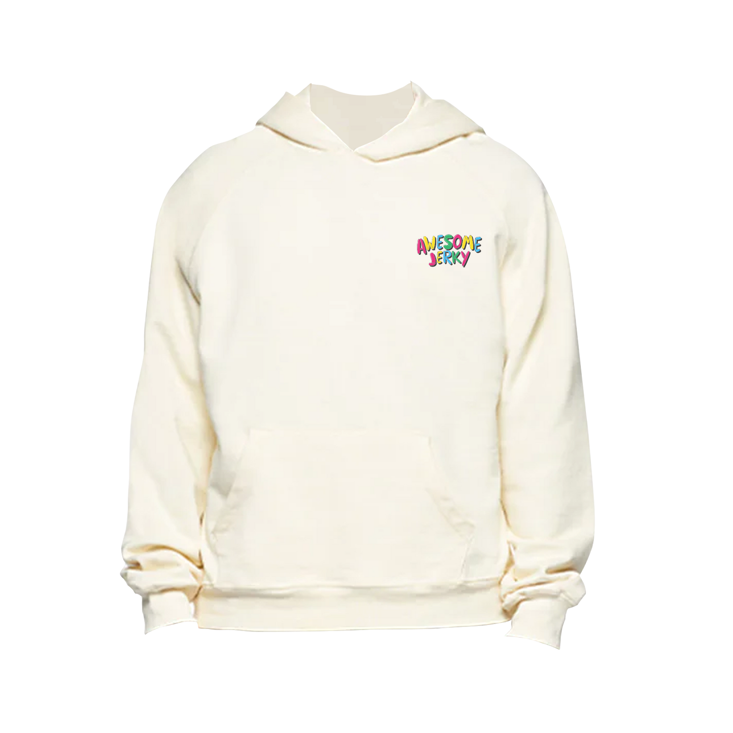 Chumlee's Awesome Jerky Long Sleeve Hoodie, Off-White