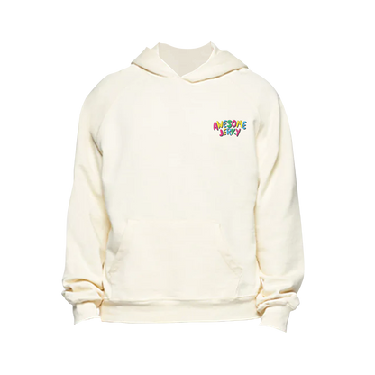 Chumlee's Awesome Jerky Long Sleeve Hoodie, Off-White