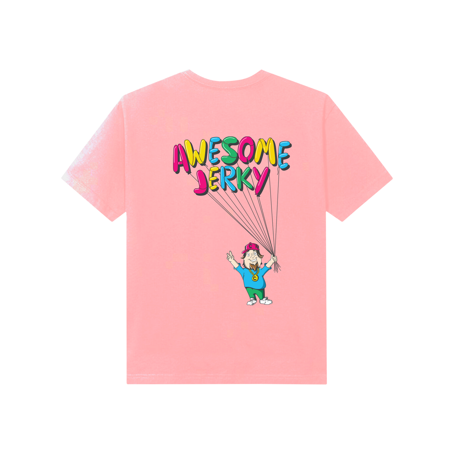 Chumlee's Awesome Jerky Long Sleeve T-Shirt, Pink