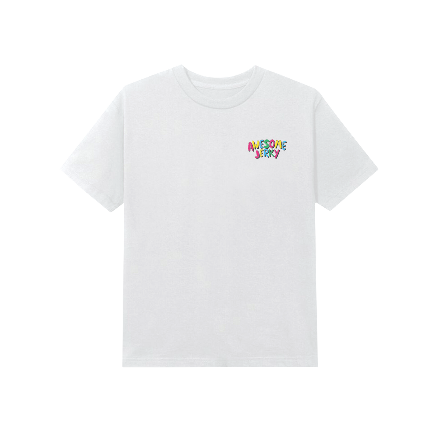 Chumlee's Awesome Jerky Short Sleeve T-Shirt, White